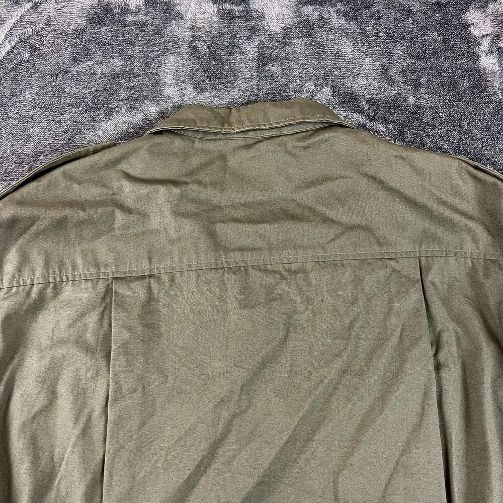 Vtg Willis & Geiger Safari Hemingway Belted Button Up Bush Poplin XL/XXL* - Picture 11 of 12